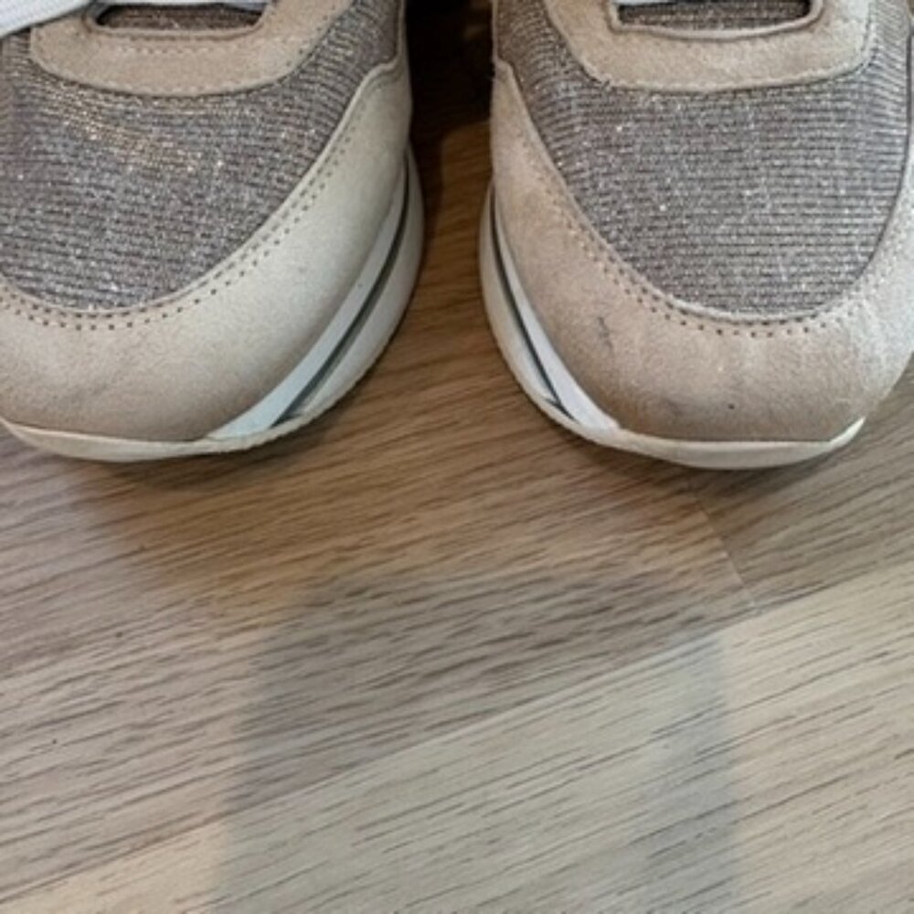 ** Hogan platform Gold Sneakers Size 37 - Picture 8 of 10